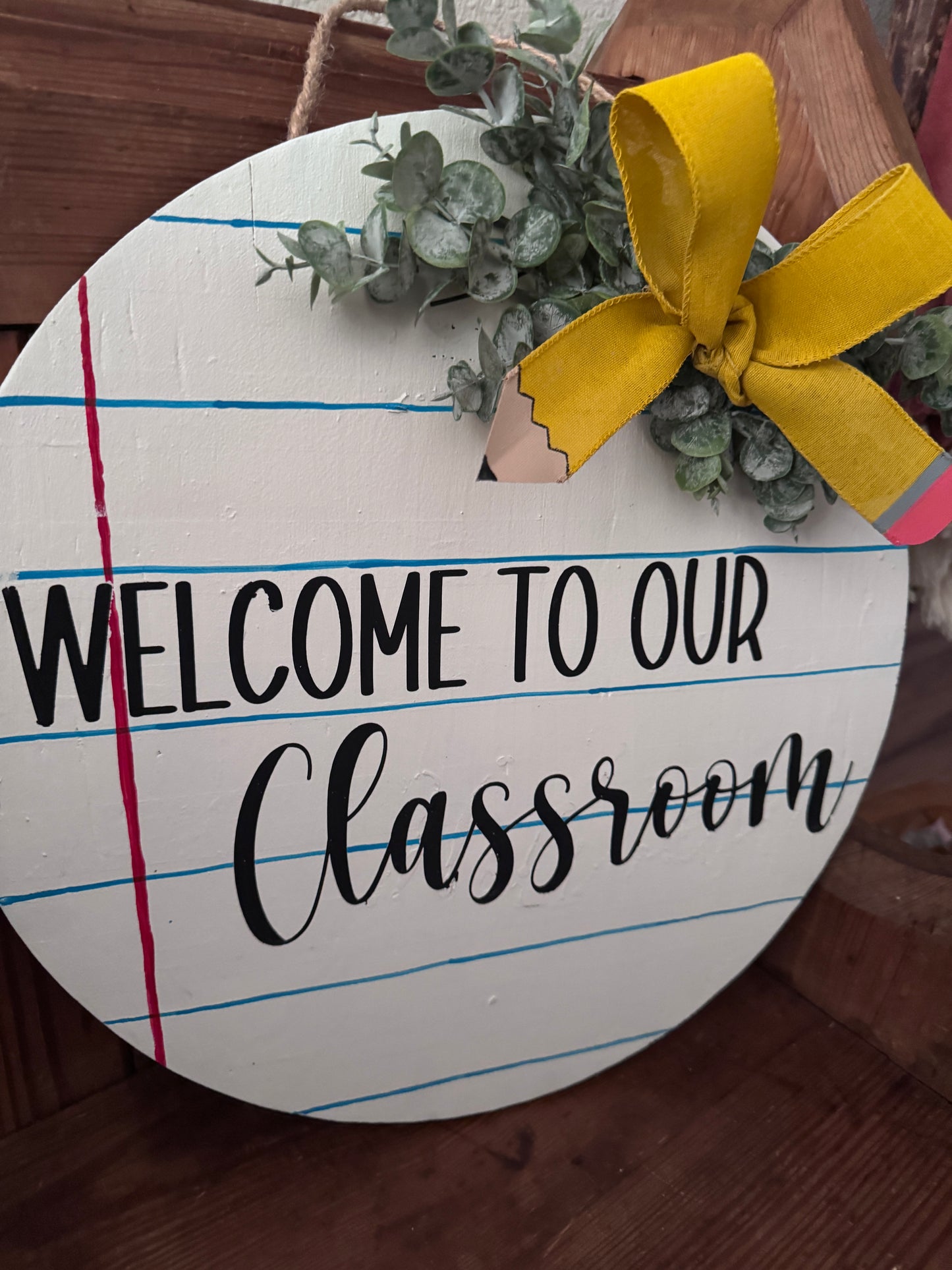 Teacher Classroom Door Round