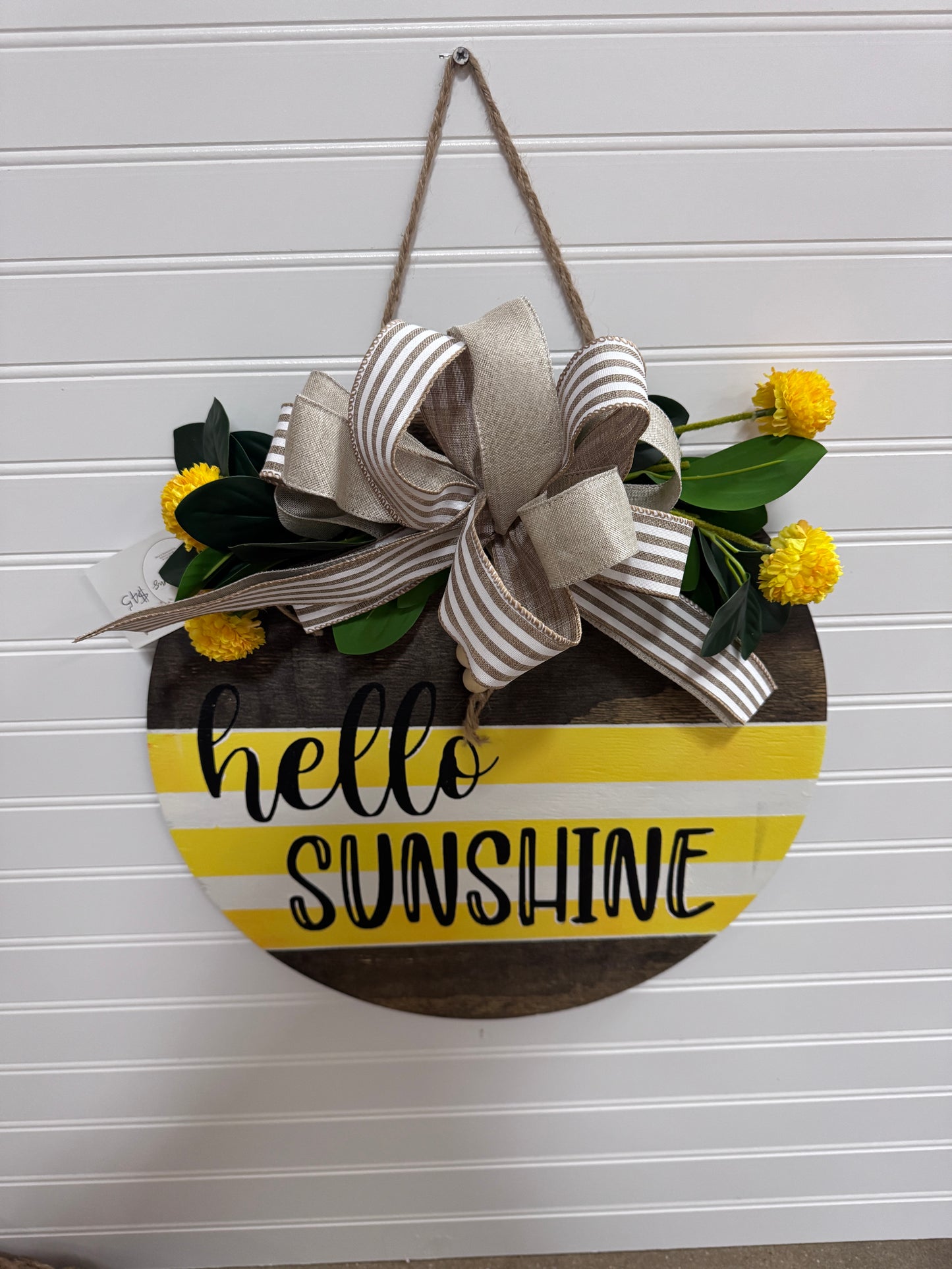 Hello Sunshine- Door Round