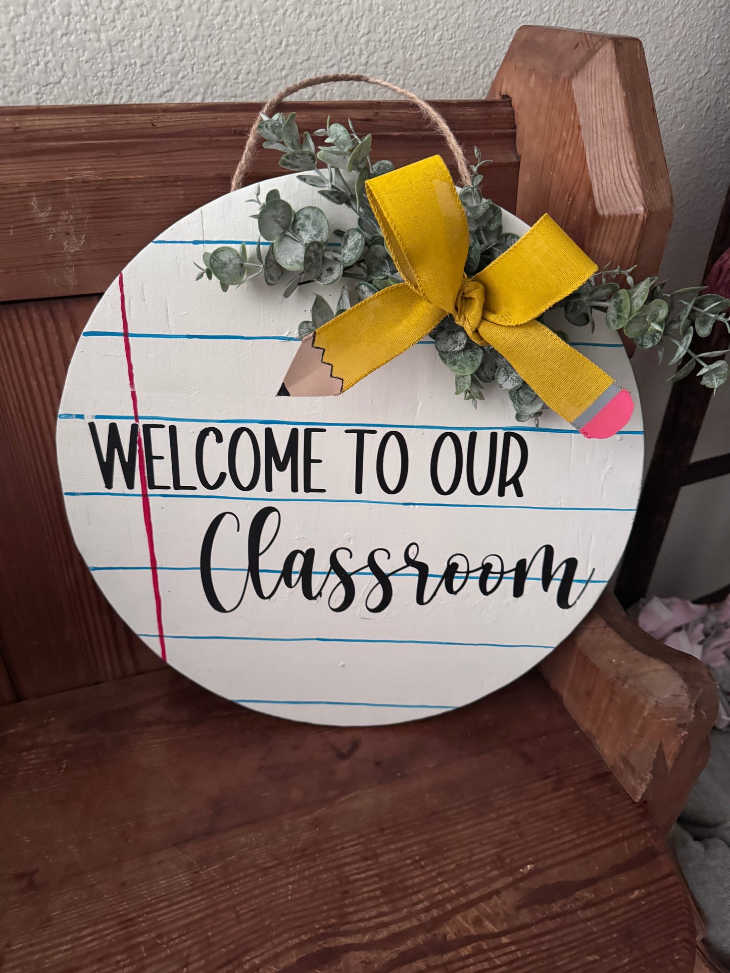 Teacher Classroom Door Round