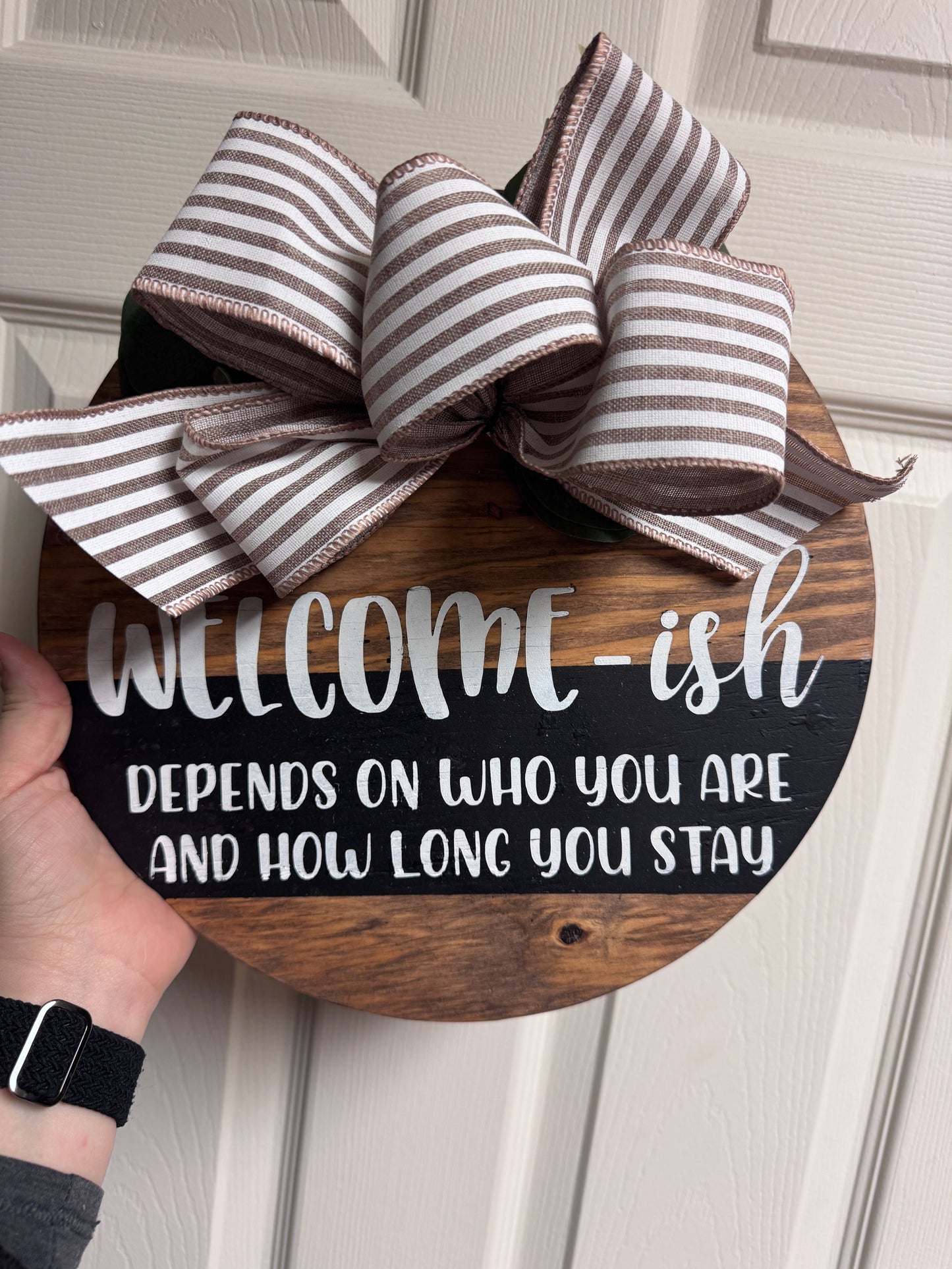 Welcome-ish Small Door Round