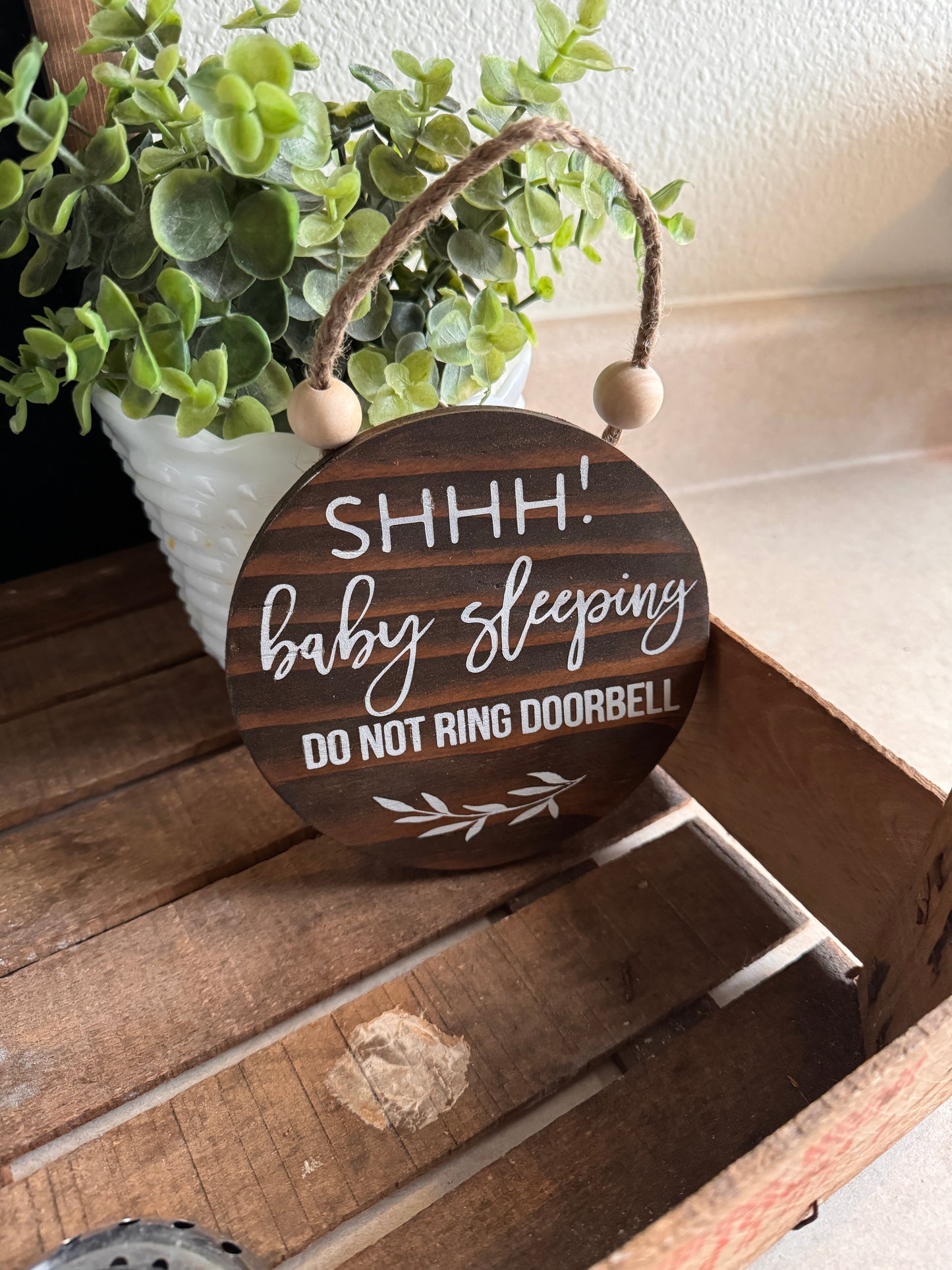 Baby sleeping Sign