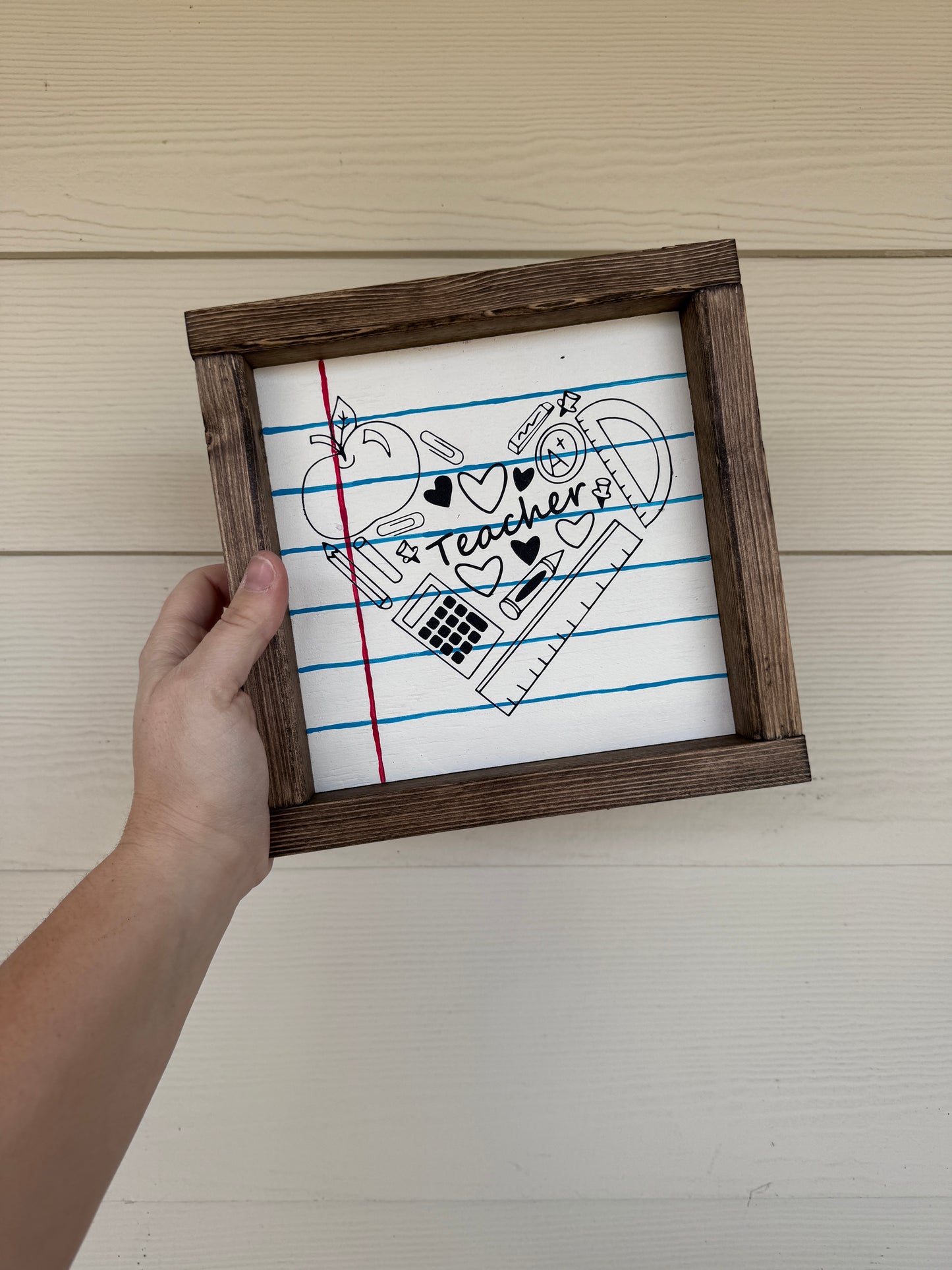 Teacher Heart Sign