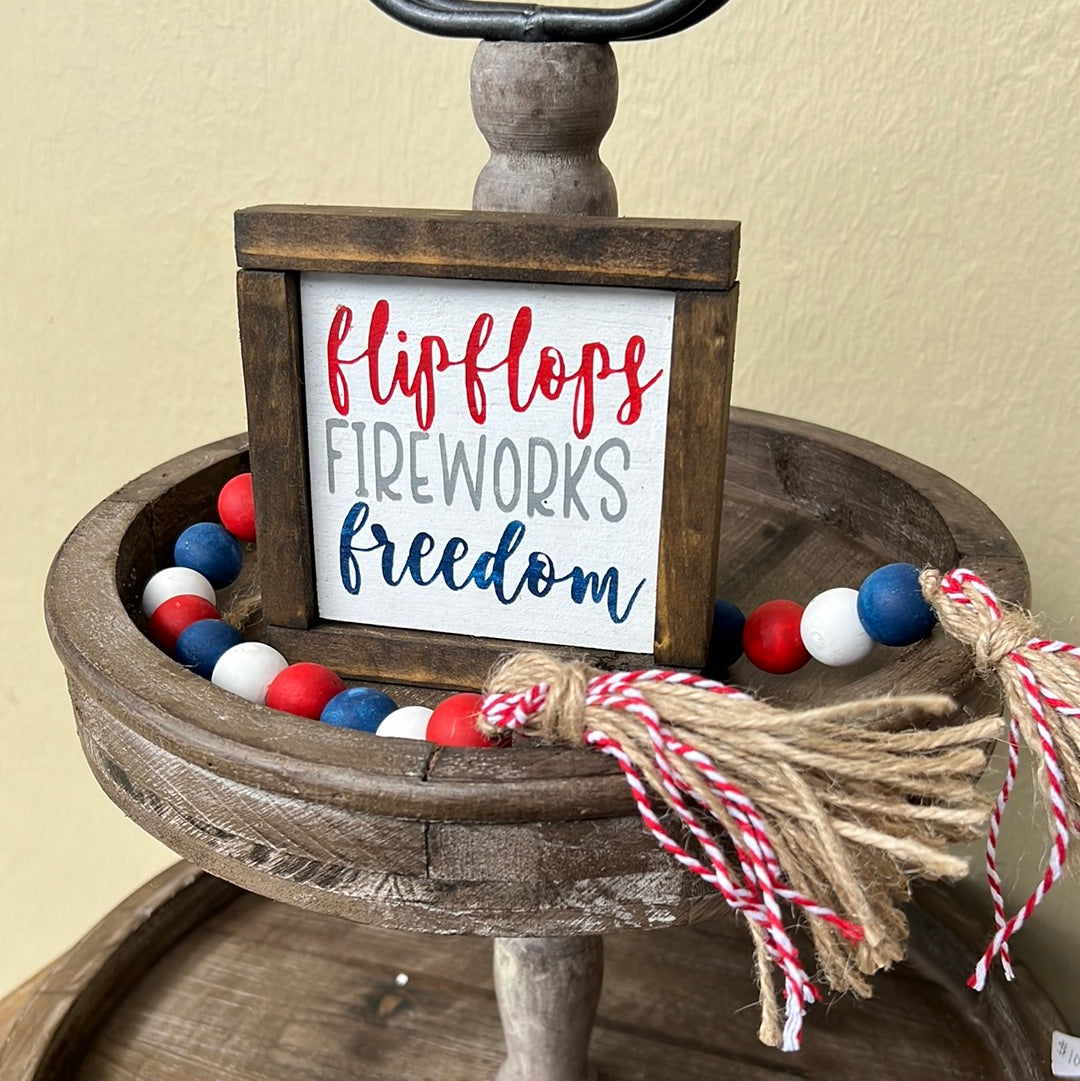 4th of July Tier Tray