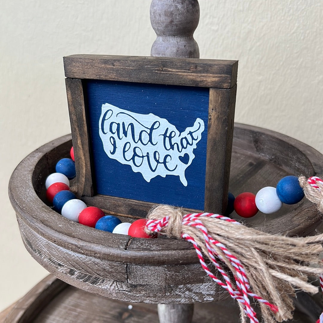 4th of July Tier Tray