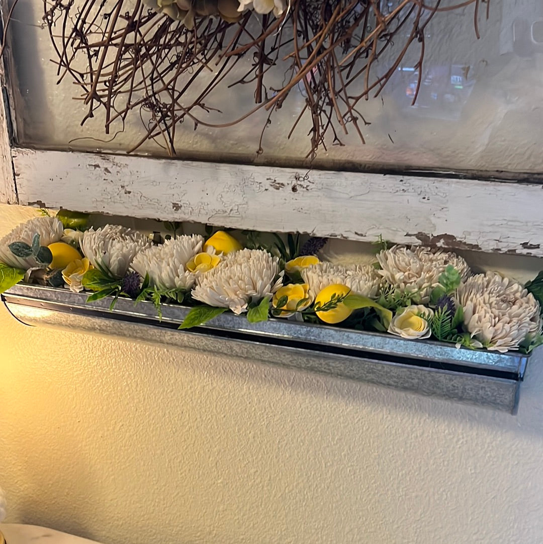 Wall Planter- Arrangement with Lemons and Lavender