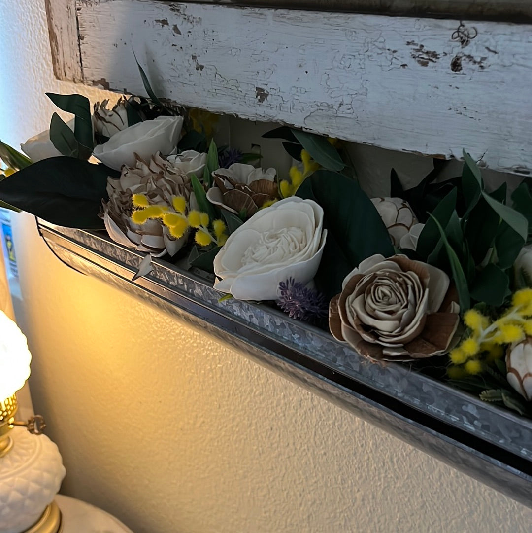 Wall Planter- Arrangement with Hints of Yellow