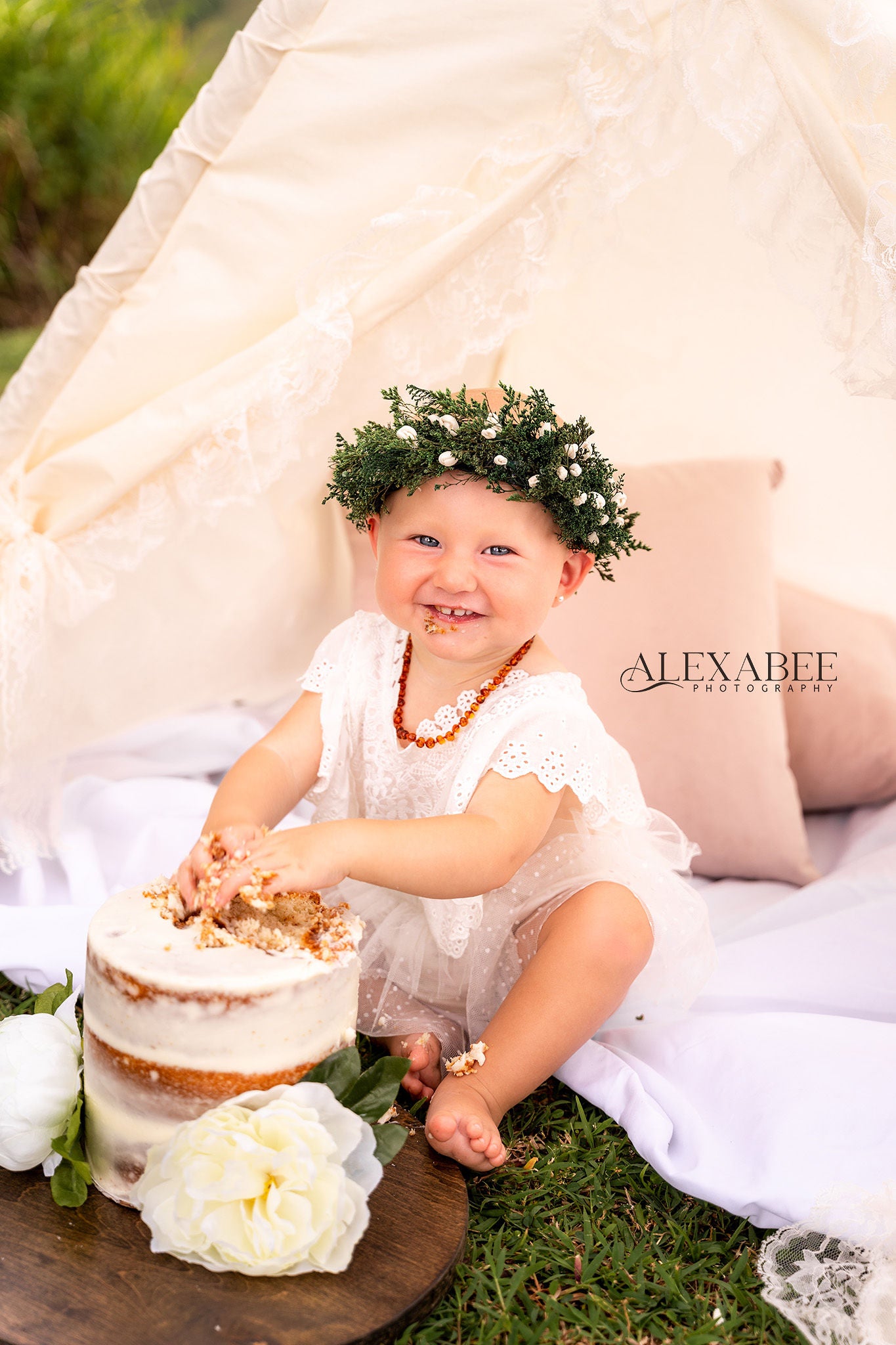Child & Baby Flower Crown- custom made