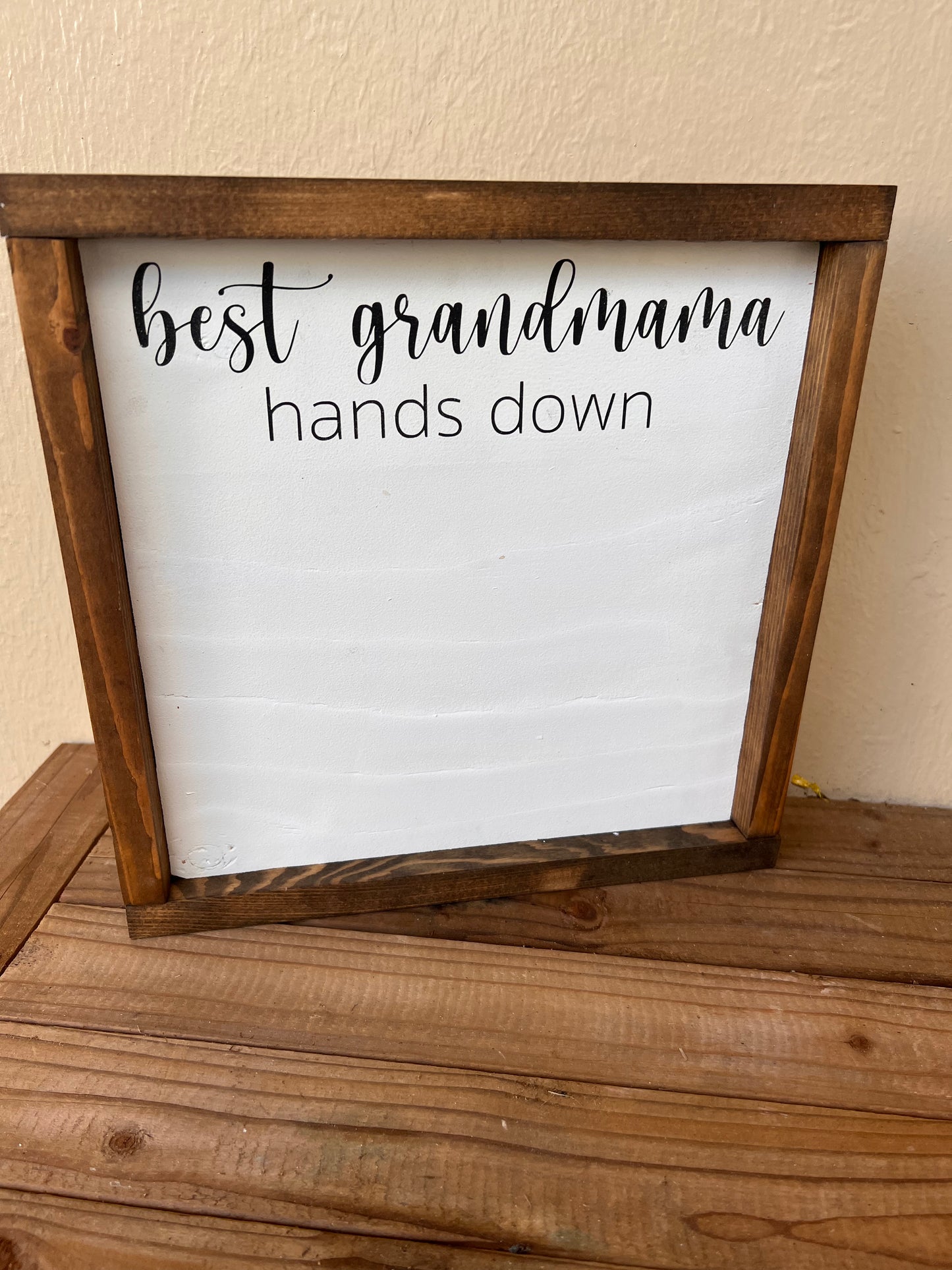 DIY Kit- Parent/Grandparent Handprint Sign