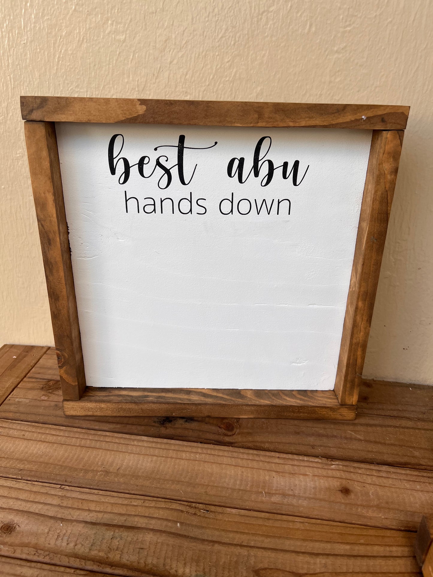 DIY Kit- Parent/Grandparent Handprint Sign