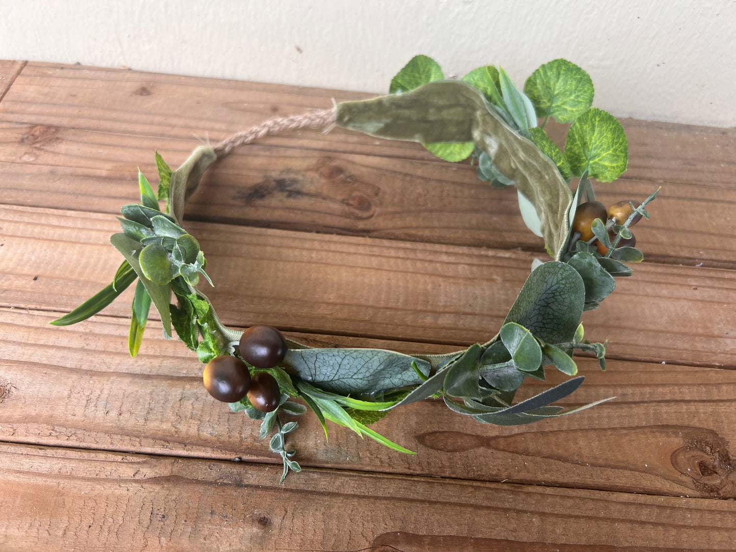 Adult Greenery Crown- custom made