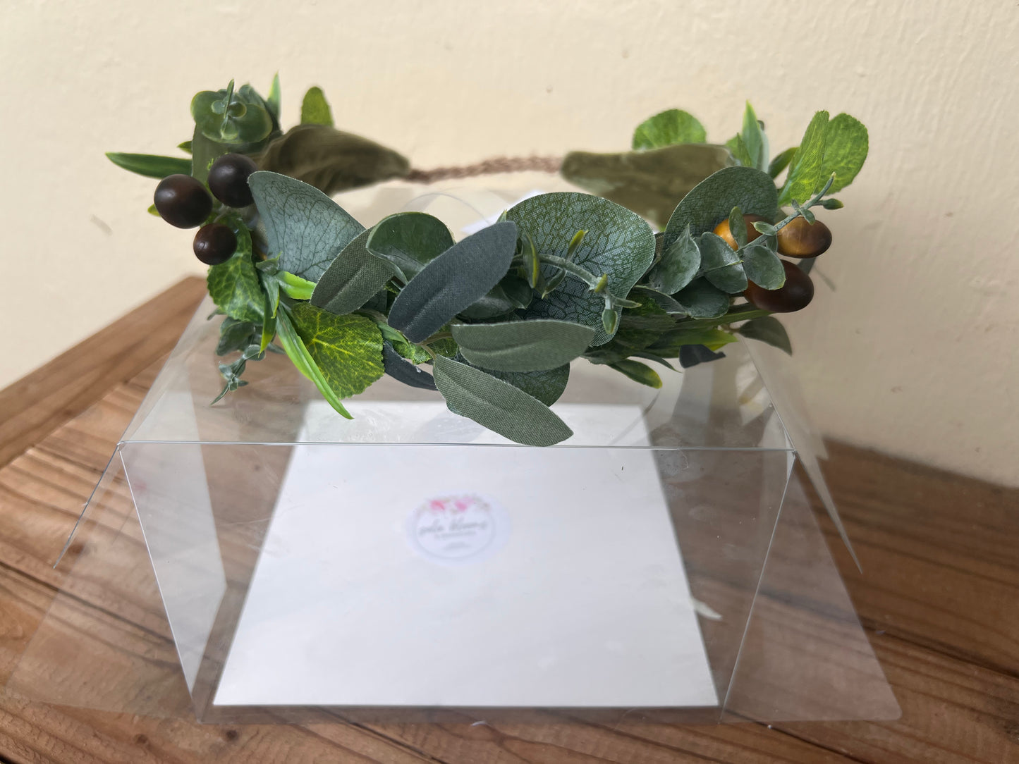 Adult Greenery Crown- custom made