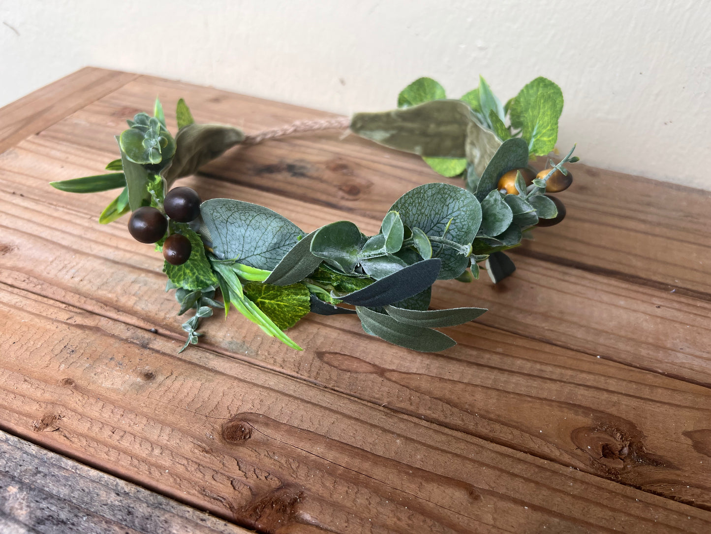 Adult Greenery Crown- custom made