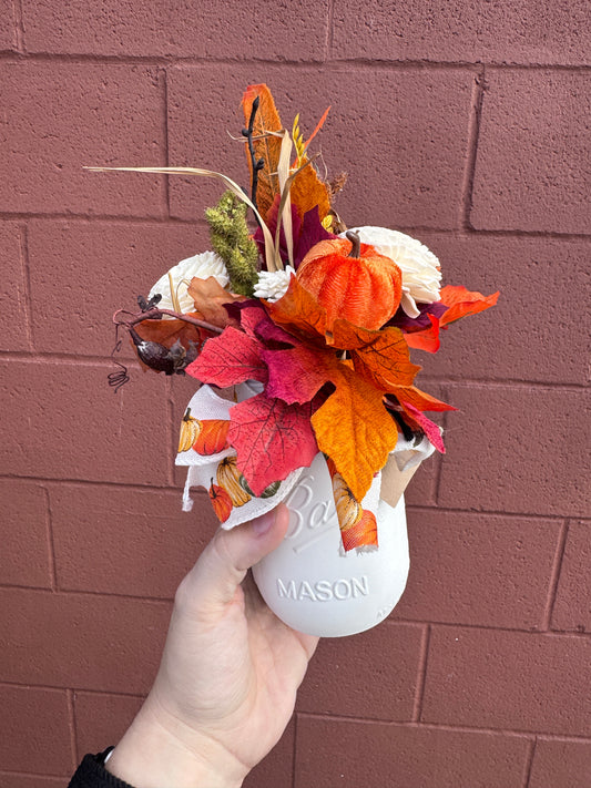 Fall- Medium Mason Jar