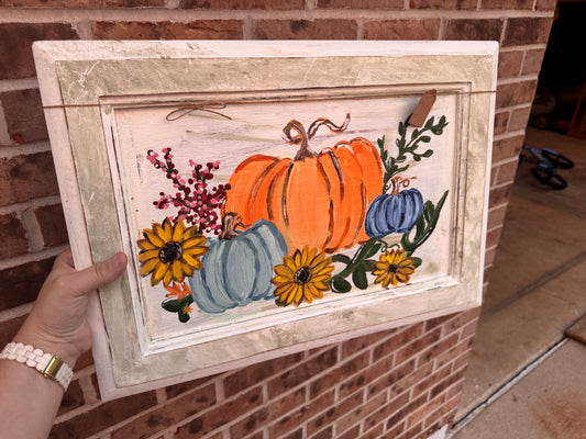 Fall Sign- Handpainted