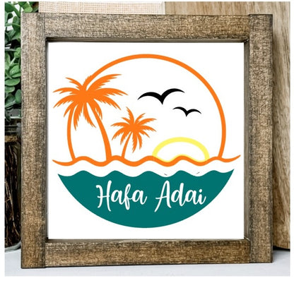 Hafa Adai Beach Sign