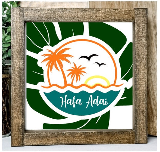 Hafa Adai Beach Sign