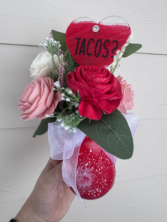 Valentines Day- Tacos Mason Jar