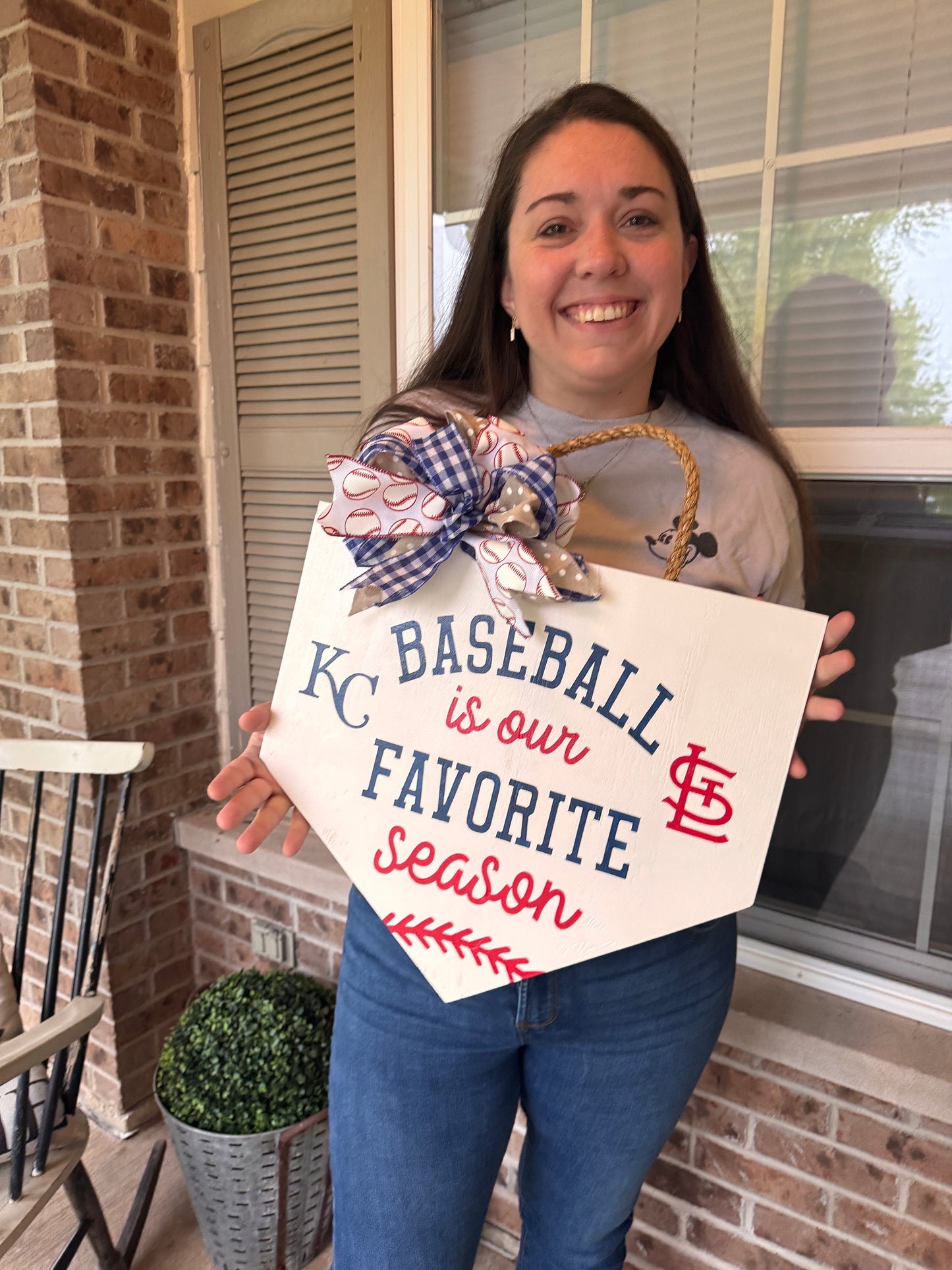 Baseball Plate- Door Sign