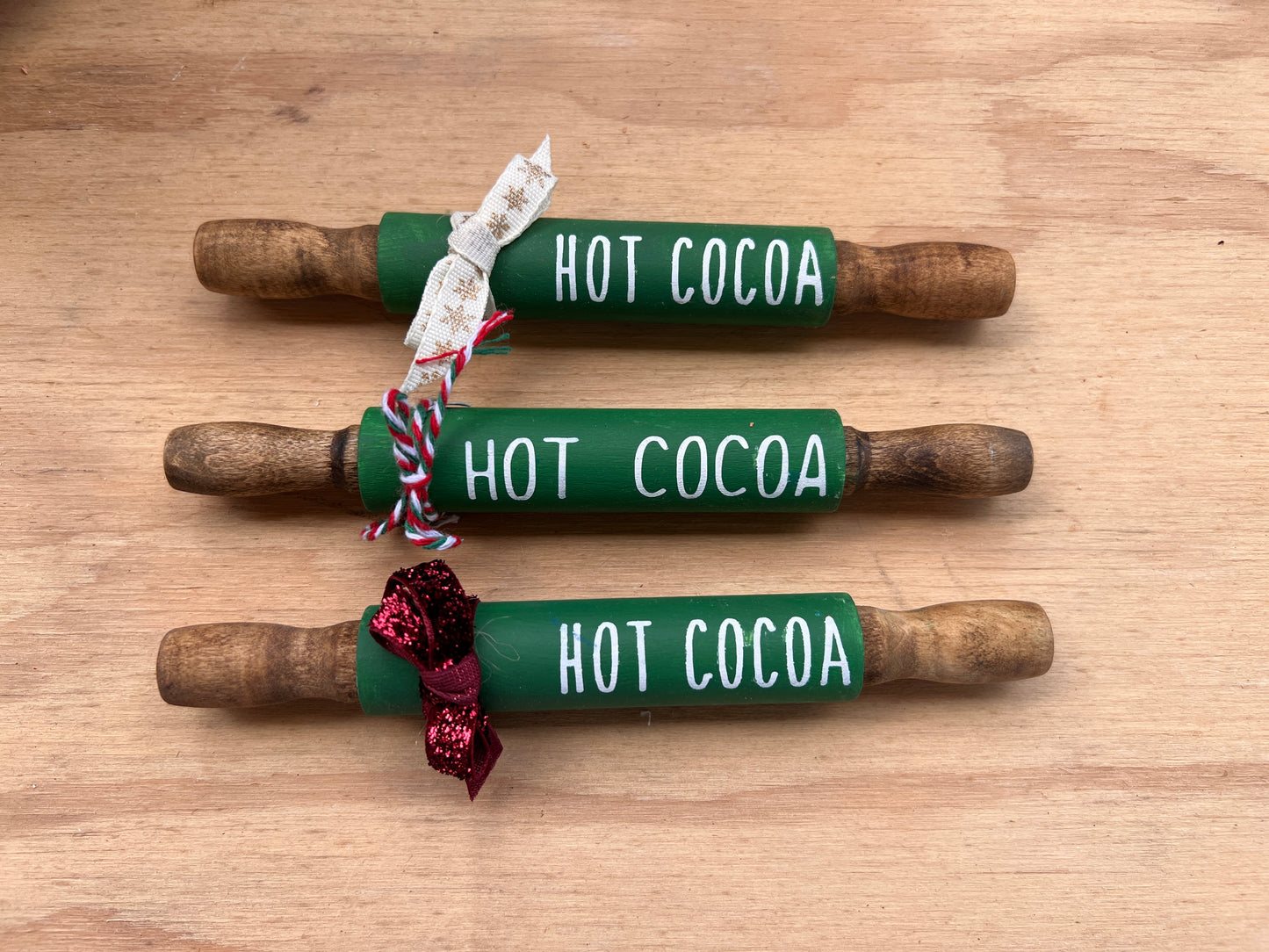 Mini Rolling Pin- Hot Cocoa