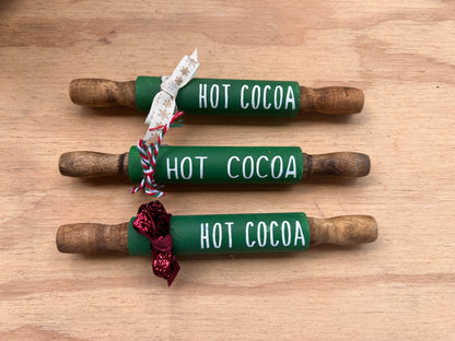 Mini Rolling Pin- Hot Cocoa
