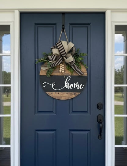 Home Sweet Home Door Round