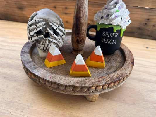 Mini Wooden Candy Corn