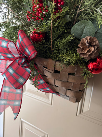 Fresh Pine Hanging Basket