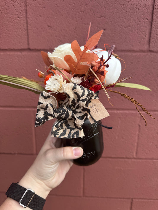 Fall- Medium Mason Jar