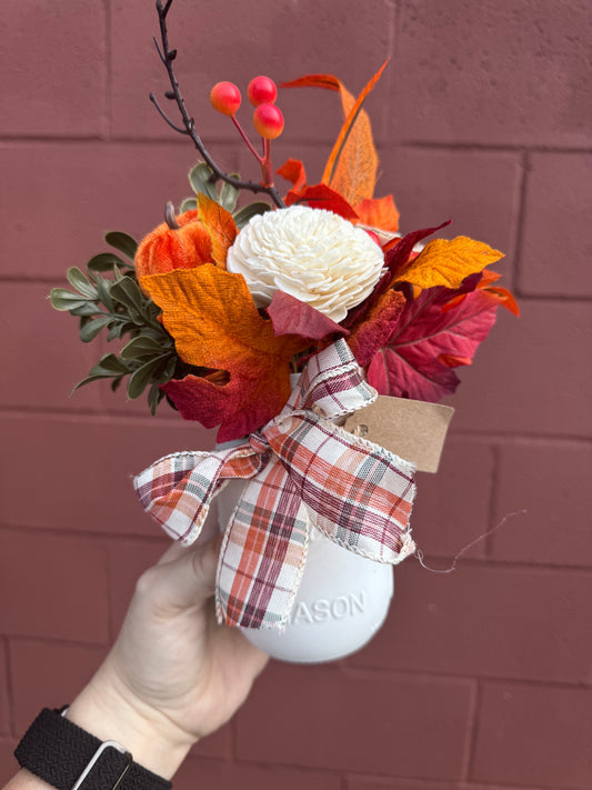 Fall- Medium Mason Jar