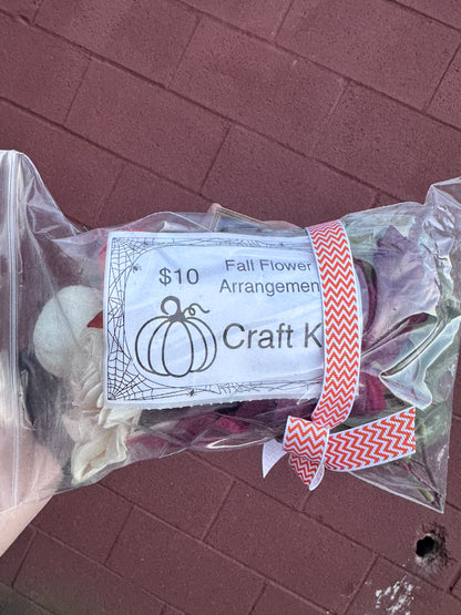 Fall Craft Kit- Flower Arrangement