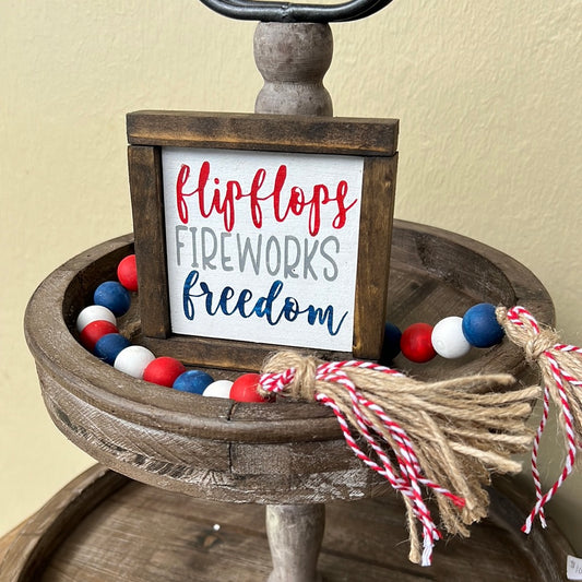 4th of July Tier Tray