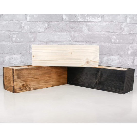 Wood Box Rectangle- Custom Centerpiece