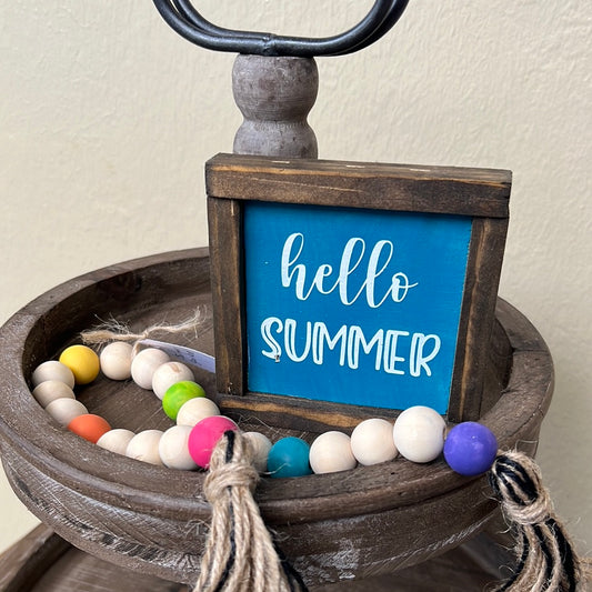 Summer Tier Tray