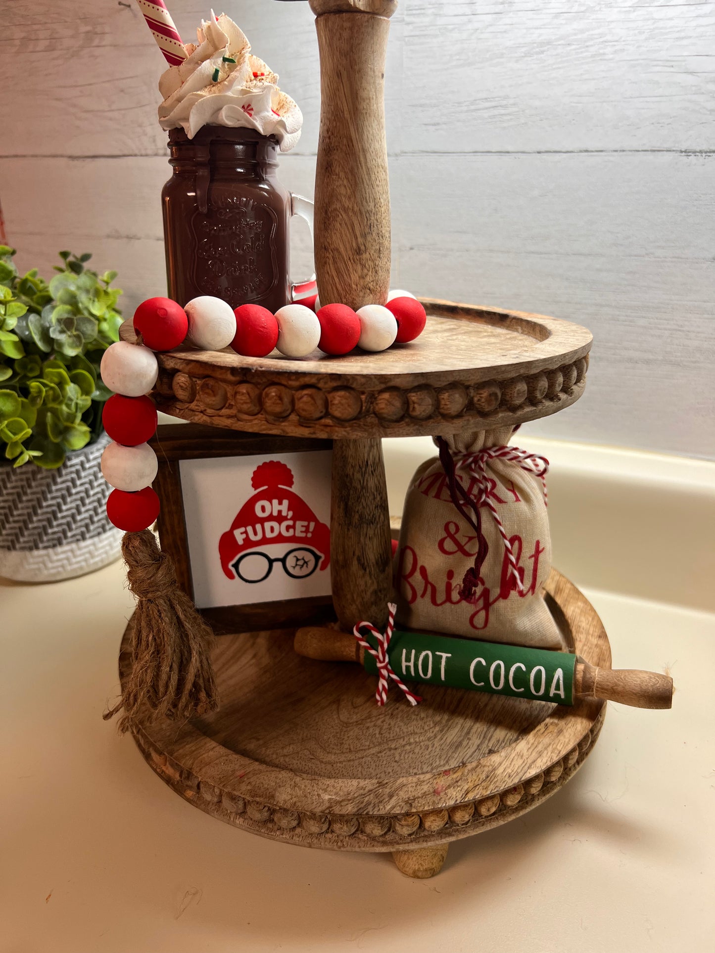 Mini Rolling Pin- Hot Cocoa