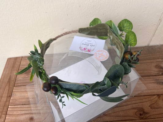 Adult Greenery Crown- custom made