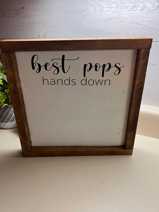 DIY Kit- Parent/Grandparent Handprint Sign