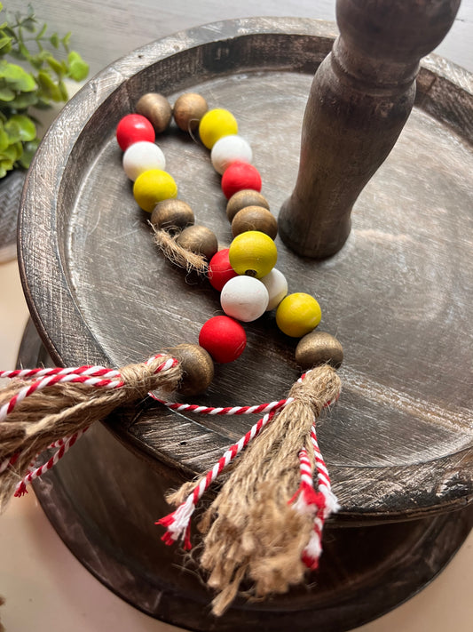 Bead Garland- Grinch Colors